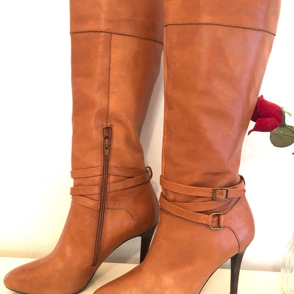 👢Ralph Lauren Tall Leather Dress Boots - Picture 3 of 14